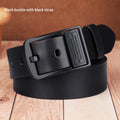 X Boutons noirs Ceinture noire