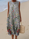 Gris + Motif Floral